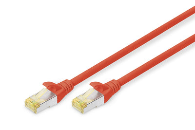 DIGITUS CAT 6A S/FTP Patch 0.5 m Red Cable DK-1644-A-005/R - ITscopeFeed 6b722f423041