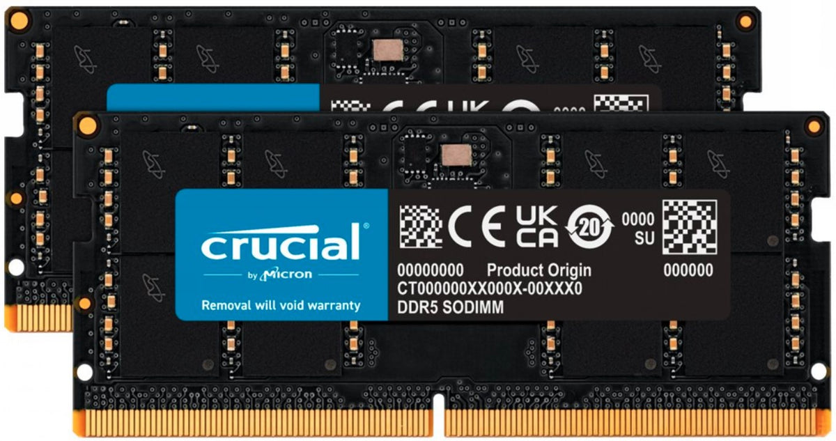Crucial 64GB SO-DIMM DDR5 4800MHz Memory CT2K32G48C40S5 - OwnerApprovedWeb 6da519a97795