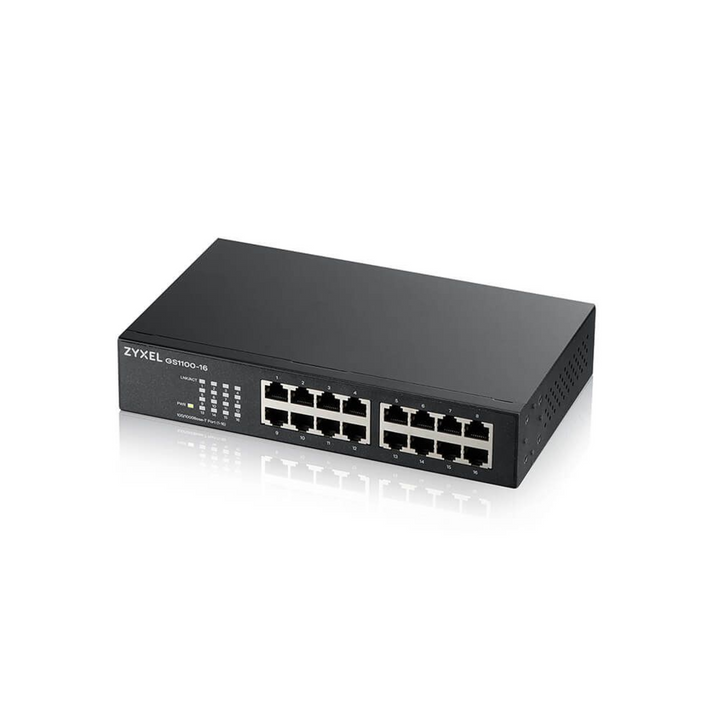 Zyxel GS1100-16EPS Slimline + 135W PoE Switch GS1100-16EPS-EU0101F