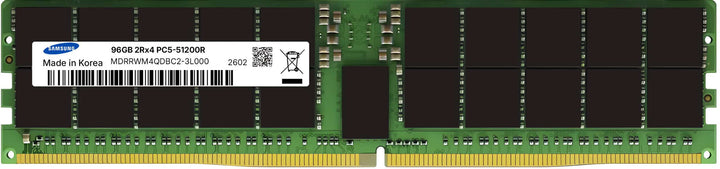 Samsung 96GB DDR5 RDIMM Memory MDRRWM4QDBC2-3L000