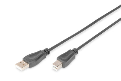 DIGITUS USB-A USB 2.0 Cable AK-300105-030-S - ITscopeFeed 89fb3af97e00