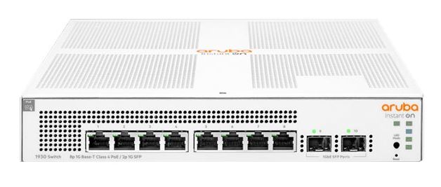 HPE Instant On 1930 8g Class4 2SFP 124W PoE Ethernet Switch JL681A#ABB