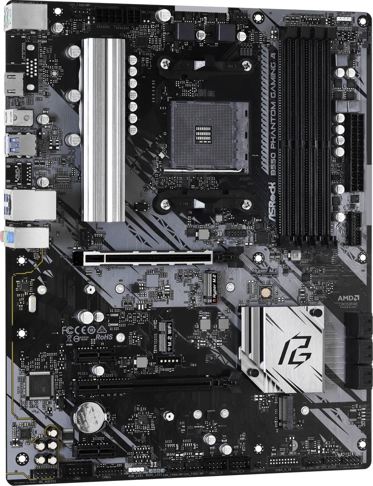 ASRock AM4 B550 Phantom Gaming 4 ATX SATA Motherboard 90-MXBCY0-A0UAYZ - OwnerApprovedWeb 9408e16cd1cd