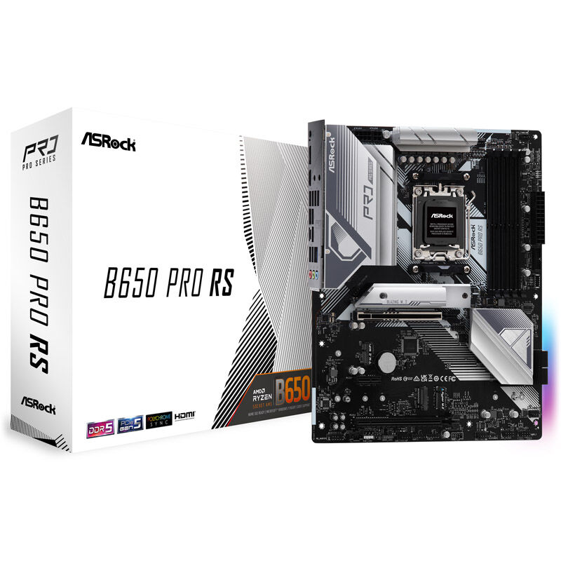 ASRock B650 Pro Rs AM5 AMD ATX SATA DDR5 Motherboard 90-MXBL10-A0UAYZ - OwnerApprovedWeb b2d834b0cd41