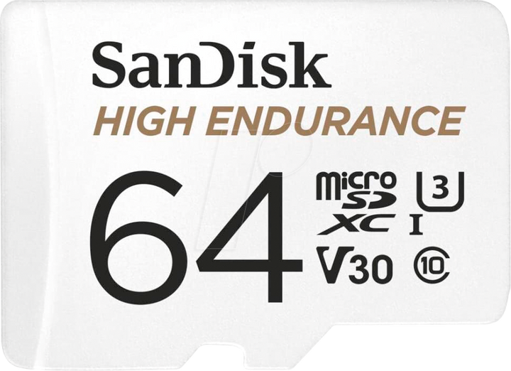 SanDisk High Endurance 64GB microSD Memory Card SDSQQNR-064G-GN6IA