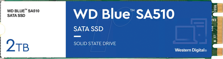 WD Blue SA510 2TB 2.5" SATA SSD WDS200T3B0B