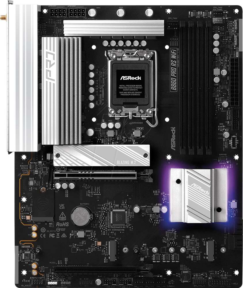 ASRock B860 Pro Rs Wi-Fi LGA 1851 Intel Motherboard 90-MXBRK-A0UAYZ - OwnerApprovedWeb c2c9b5e42672