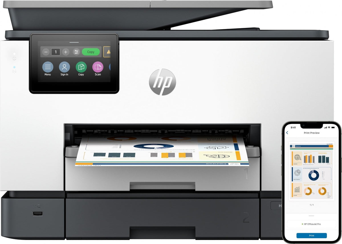 HP OfficeJet Pro 9130b All-in-One 4 in 1 Inkjet USB 2.0 Fax 4U561B#629 - OwnerApprovedWeb c556489c9051
