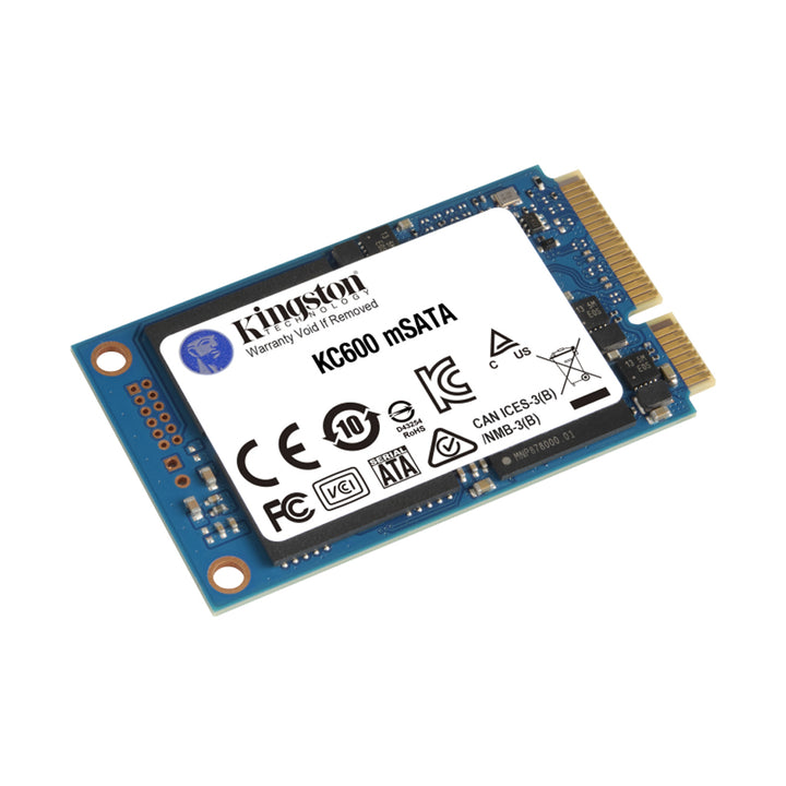 Kingston KC600 1TB-class (1024GB) mSATA SSD SKC600MS/1024G