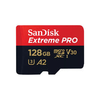 SanDisk Ext Pro 128GB microSD Memory Card SDSQXCD-128G-GN6MA