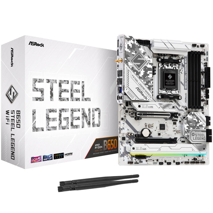 ASRock B650 Steel Legend Wi-Fi AM5 ATX Motherboard 90-MXBN90-A0UAYZ