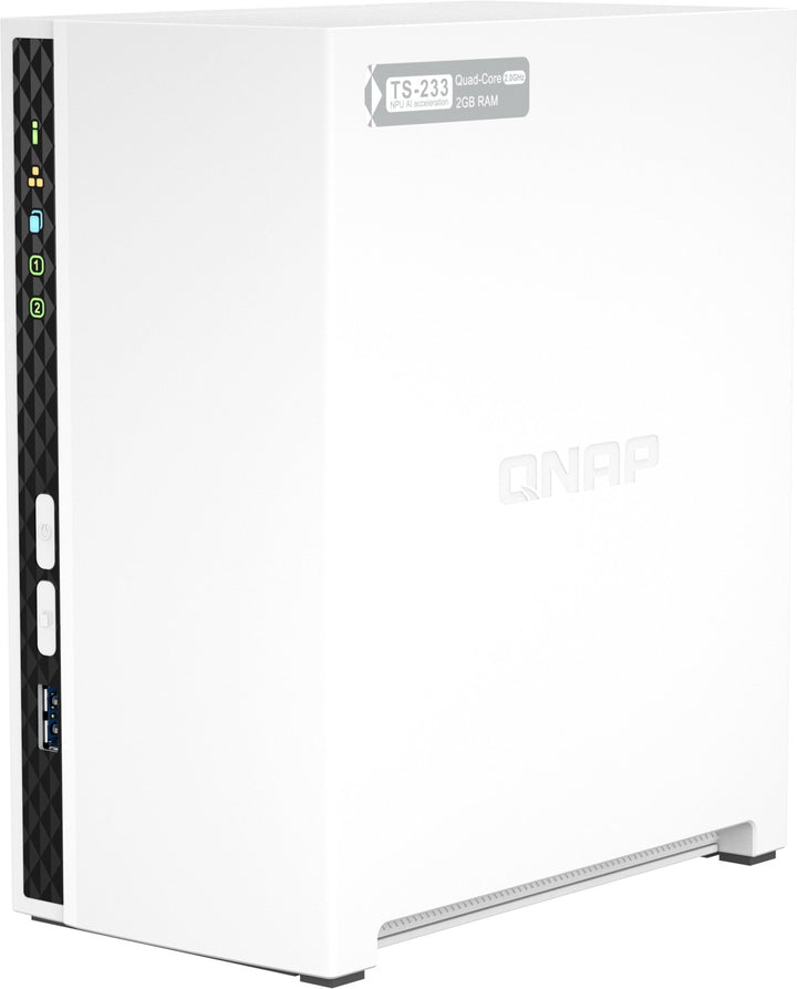 QNAP SATA Ethernet USB 2.0 USB 3.0 NAS TS-233